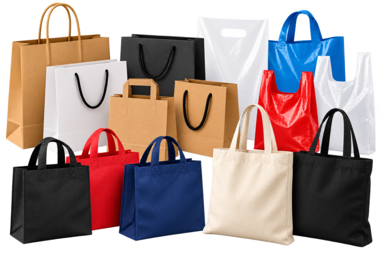 Τσάντες συσκευασίας – χάρτινες, πλαστικές, non woven και υφασμάτινες